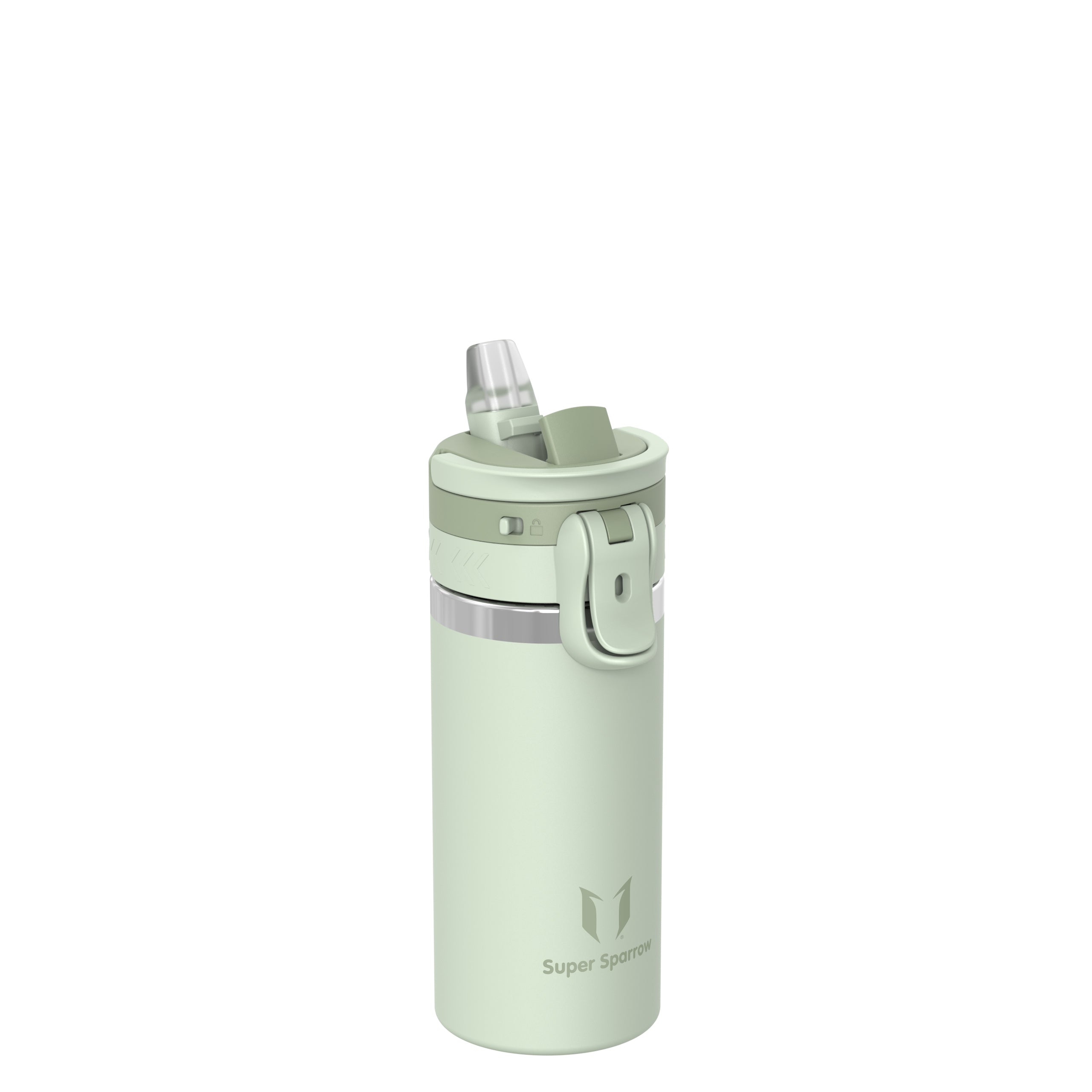 TouchFlow Metal Water Bottle,17OZ / 500ML Aloe