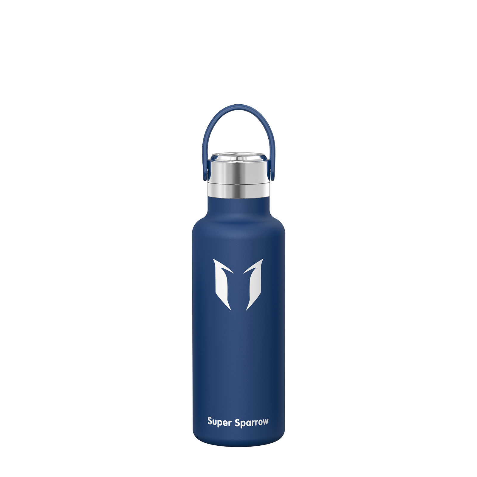 Super Sparrow Water Bottle Stainless Steel 18/10 - Ultralight Travel Mug -  500ml - Insulated Metal Water Bottle - BPA Free - Leakproof Drinks Bottle -  Flask for Gym, Sports, School, Adult, Office. 