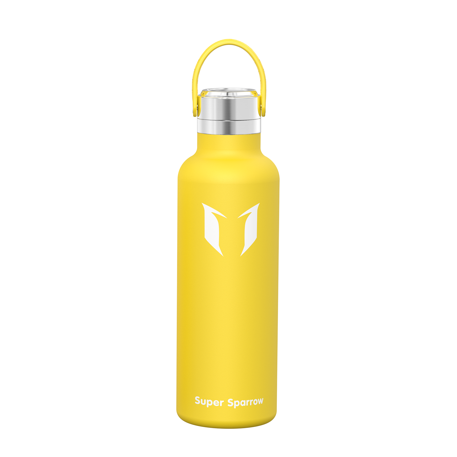  Super Sparrow Botella de agua de acero inoxidable – 33.8 fl oz  – Botella de agua de metal aislada al vacío – Botella de agua de boca  estándar – sin BPA –