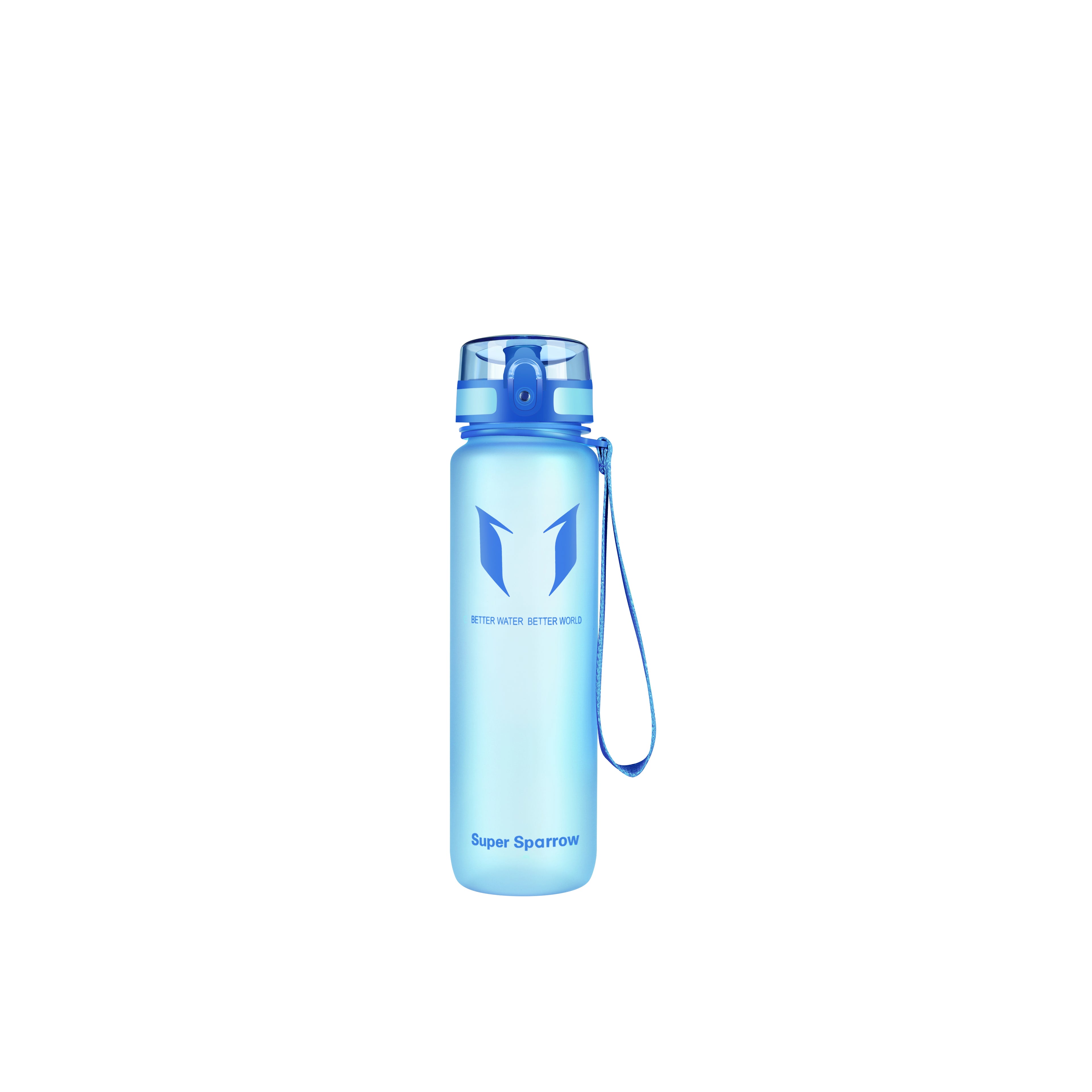  Super Sparrow Botella de agua deportiva – 11.8 fl oz – No  tóxico sin BPA y plástico de copoliéster Tritan ecológico – Para correr,  gimnasio, yoga, aire libre y camping 