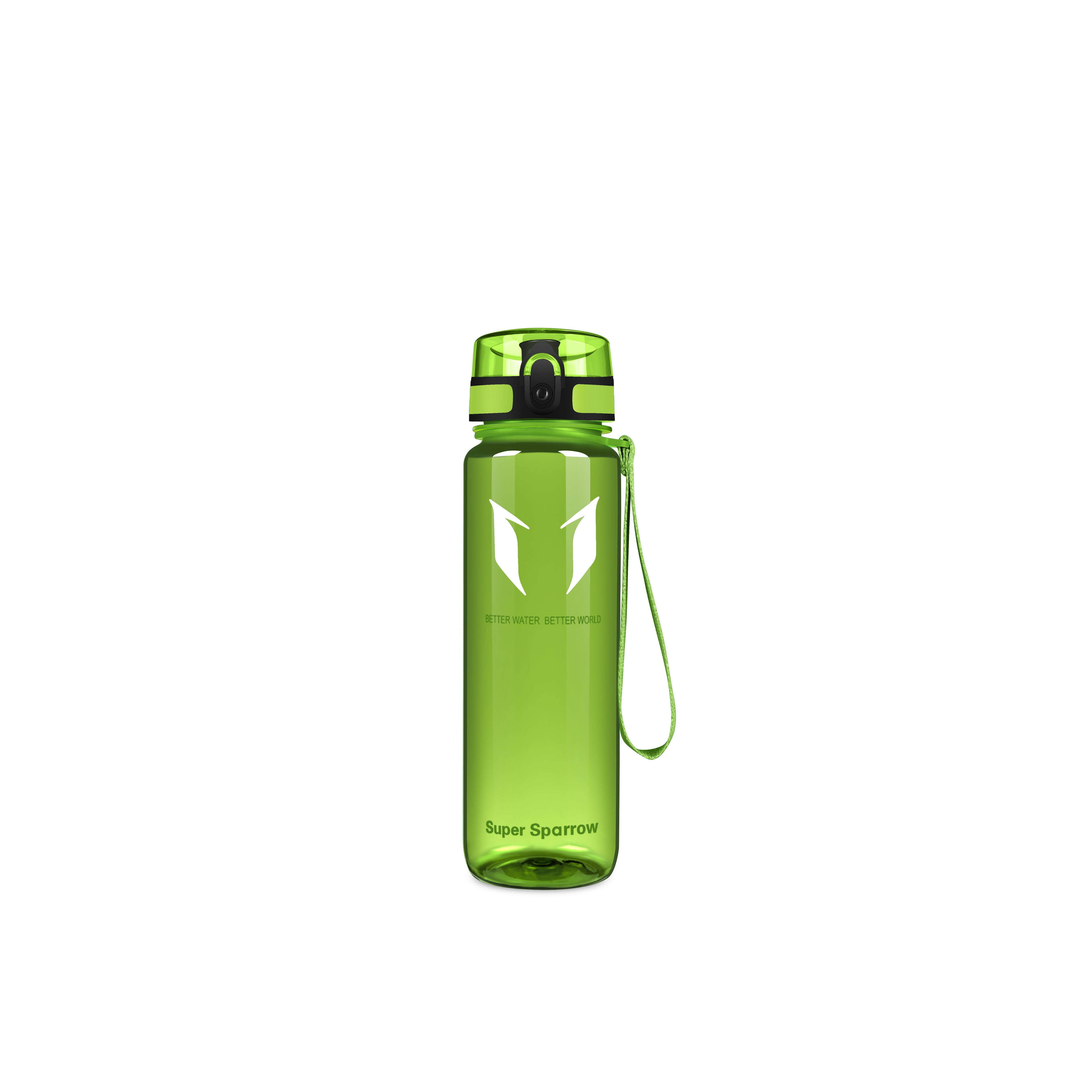 Super Sparrow Sports Water Bottle Multi-Size BPA Free Eco-Friendly Tritan  Co-P