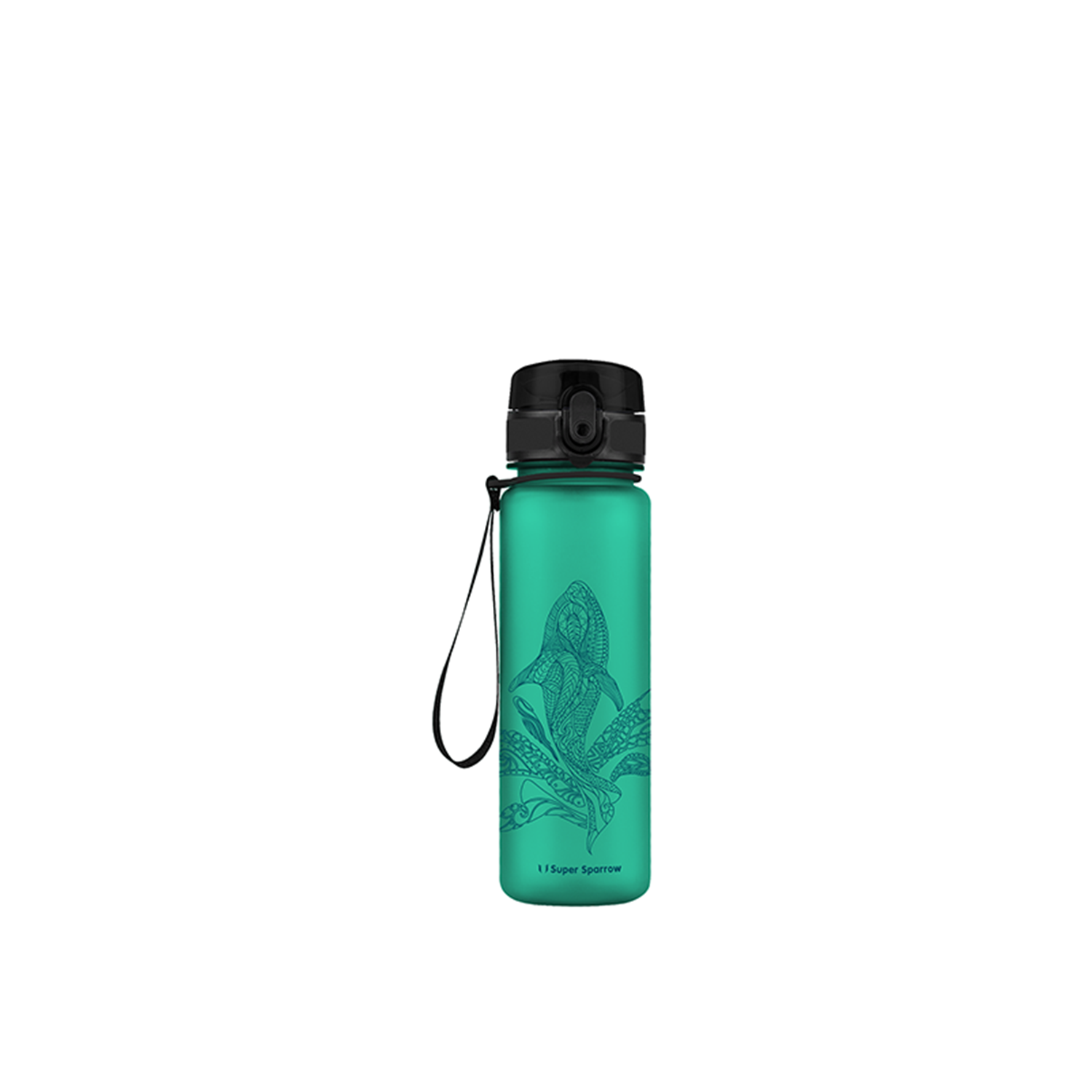  Super Sparrow Sports Water Bottle - 500ml - Non-Toxic BPA Free  & Eco-Friendly Tritan Co-Polyester Plastic (Bright-Sea Glass, 500ml-17oz) :  Everything Else
