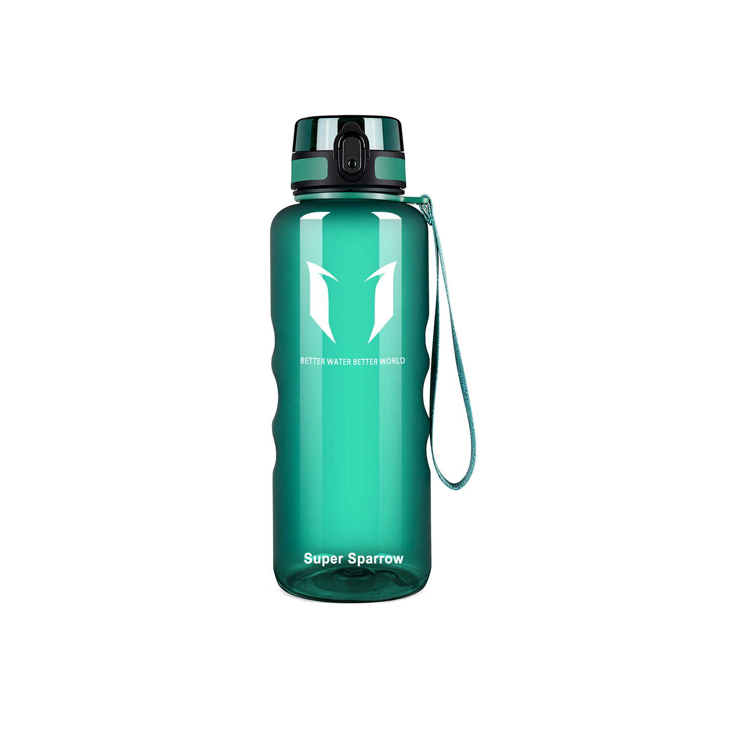  Super Sparrow Botella de agua deportiva – 25.4 fl oz – No  tóxico sin BPA y plástico de copoliéster Tritan ecológico – Para correr,  gimnasio, yoga, aire libre y camping 