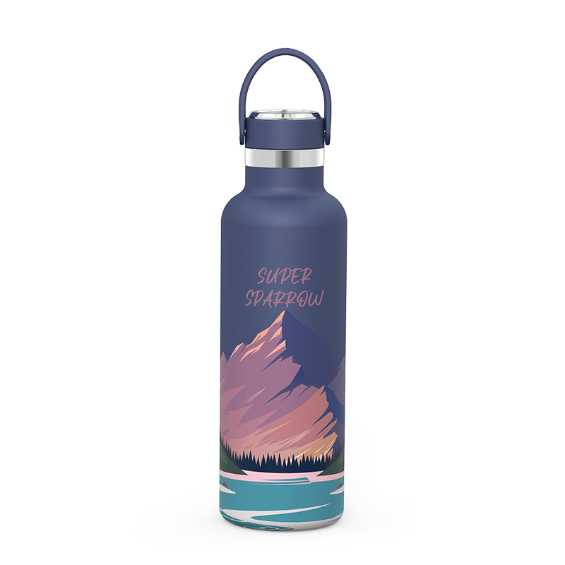 Super Sparrow Botella de agua de acero inoxidable – 11.8 fl oz / 16.9 fl oz  / 21.0 fl oz / 25.4 fl oz / 33.8 fl oz – Botella de agua de metal aislada