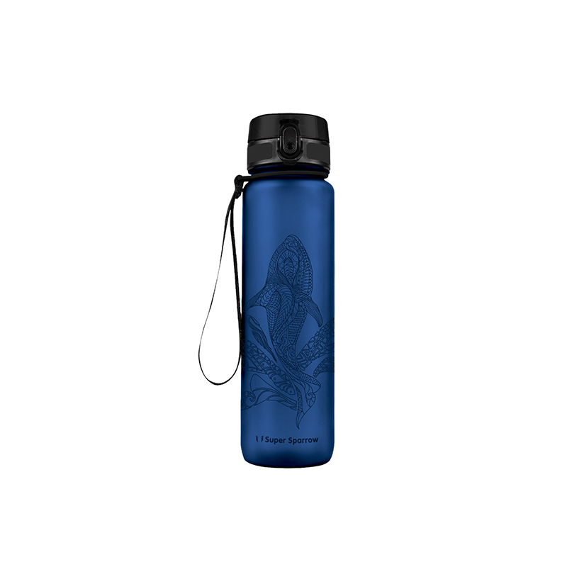Super Sparrow Sports Water Bottle - 1.5L - Non-Toxic BPA Free &  Eco-Friendly Tritan Co-Polyester Plastic - Fast Water Flow, Flip Top, Opens  With